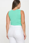 Women’s Reversible High-Low Neckline Seamless Tank