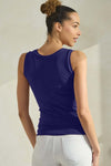 Love It Curvy Reversible High-Low Neckline Seamless Tank