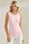 Love It Curvy Reversible High-Low Neckline Seamless Tank