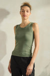 Very Periwinkle High-Low Reversible Neckline Seamless Tank Top