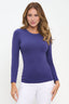 Seamless Round Neck Long Sleeve Top | Love It Curvy