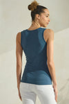 Love It Curvy U Neck Solid Seamless Tank