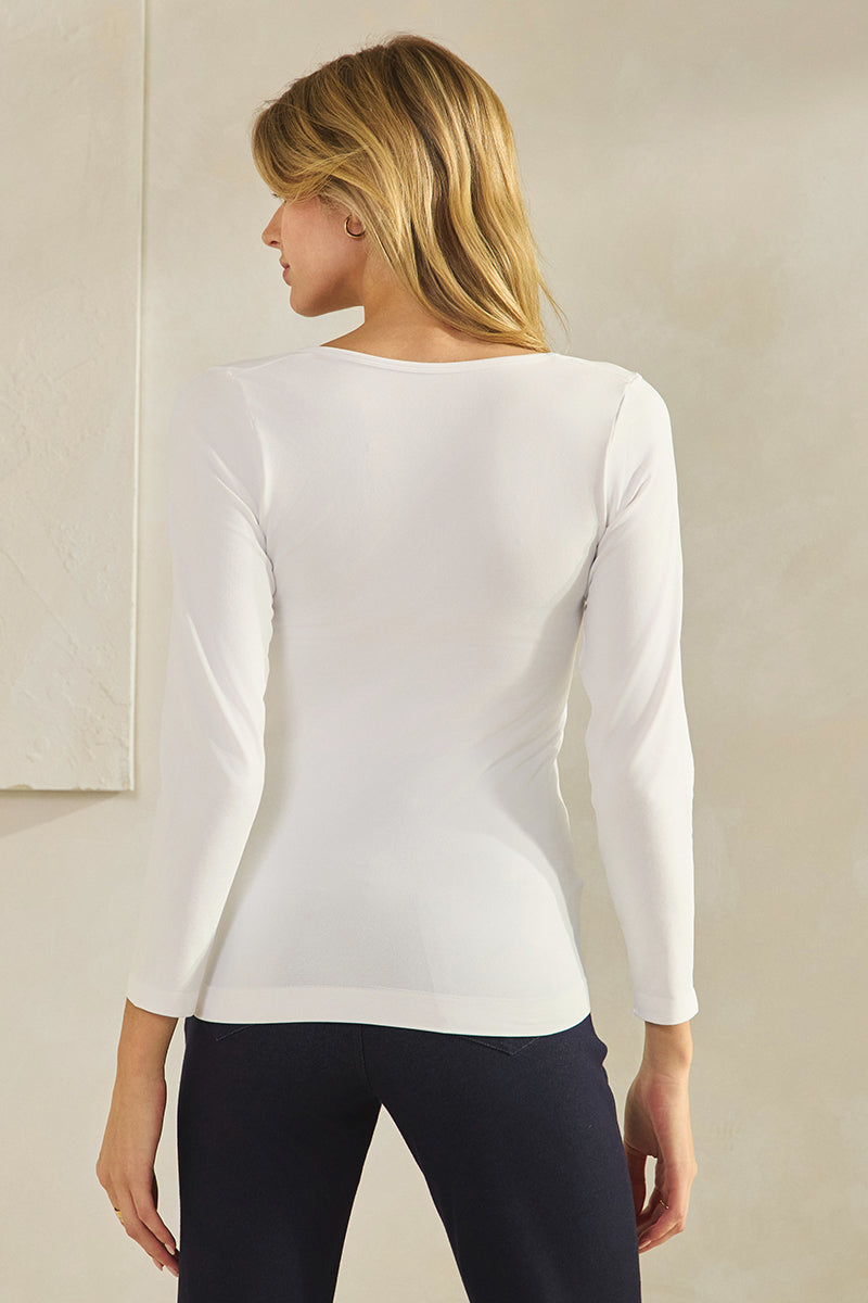 Women’s Sculpted Chic Seamless Long Sleeve Top