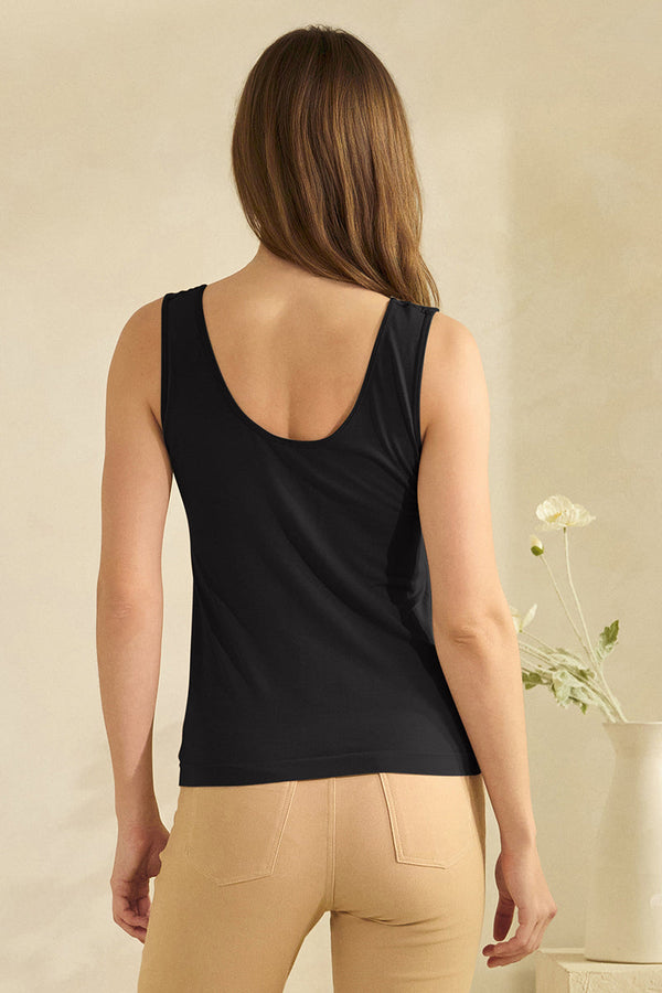 Airsoft Seamless Reversible U-V Neckline Modal Tank Top | Love It Curvy