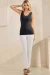 Love It Curvy Reversible Seamless U/V-Neckline Tank with Built-In Bra