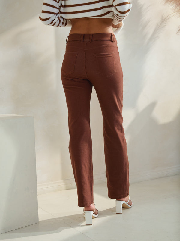 Classic Solid Straight Leg Jeggings | Love It Curvy