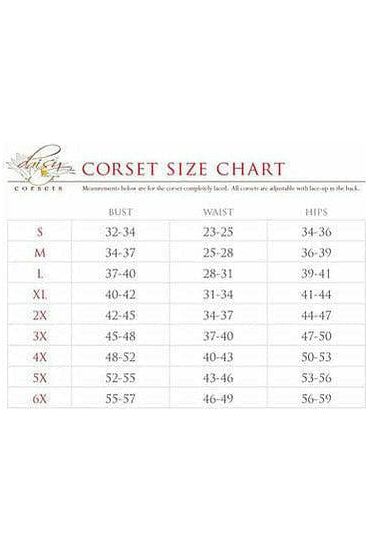 Lavish Black Satin Underbust Corset - Love it Curvy