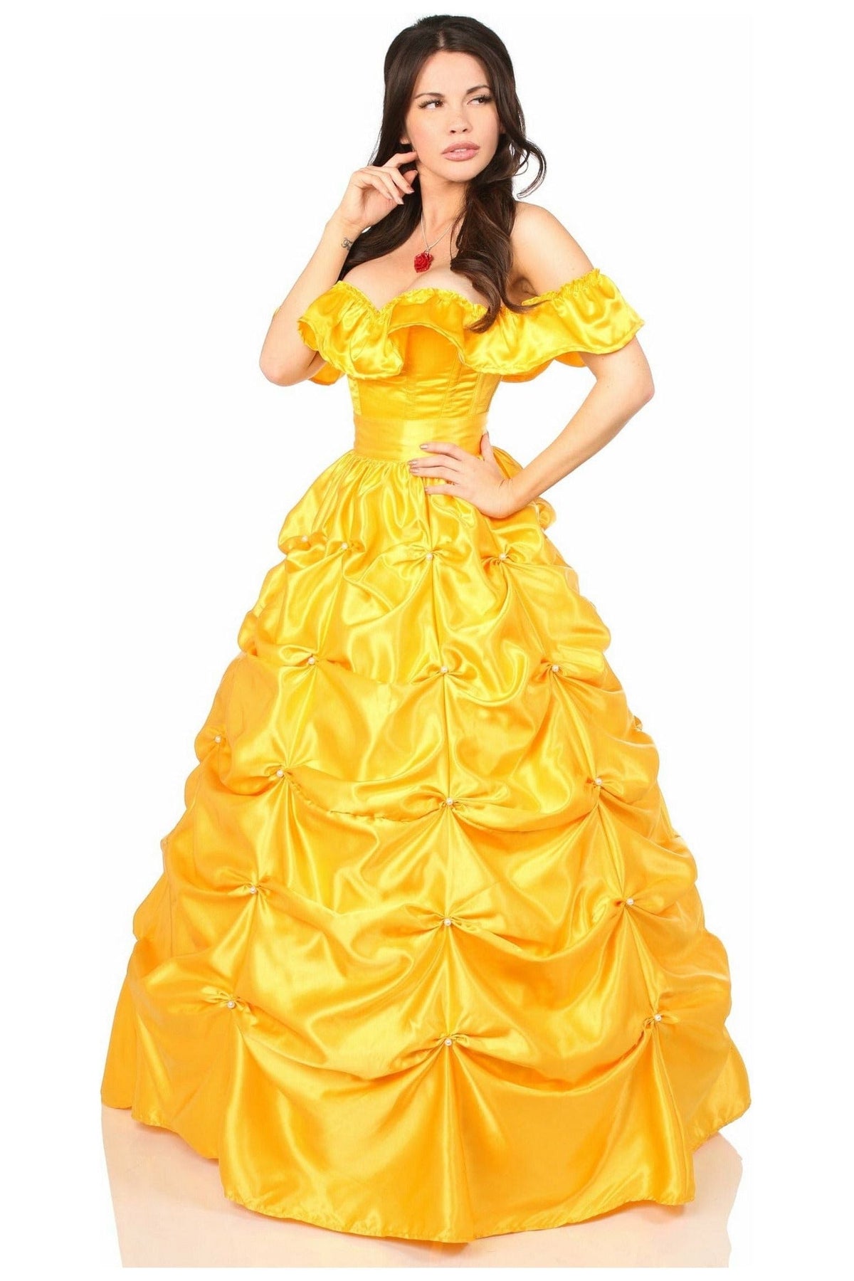 Top Drawer 3 PC Fairytale Beauty Corset Costume - Love it Curvy