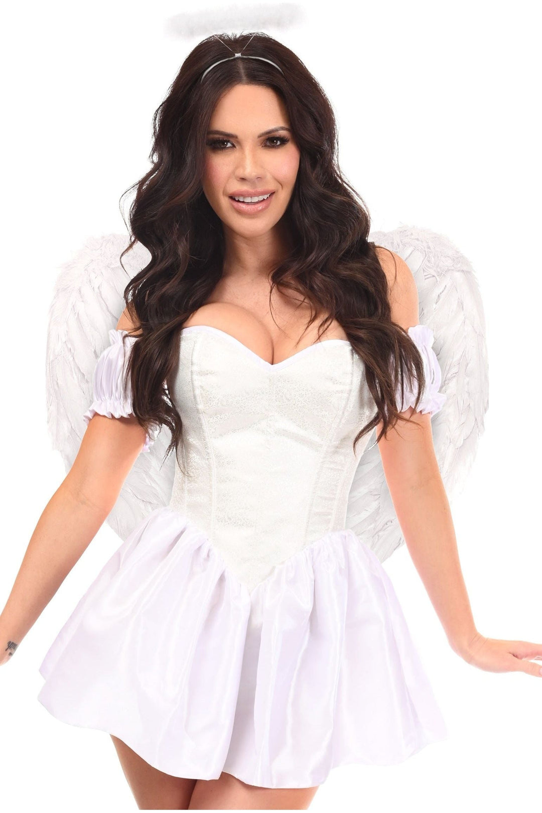 Top Drawer 3 PC Brocade Angel Corset Costume - Love it Curvy