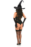 Top Drawer 3 PC Black Lace Witch Corset Costume