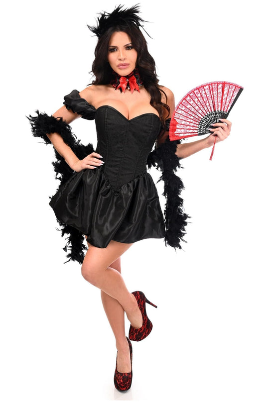 Top Drawer 5 PC Sexy Saloon Girl Corset Dress Costume - Love it Curvy