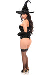 Top Drawer 3 PC Premium Black Witch Corset Costume - Love it Curvy