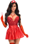 Top Drawer 5 PC Premium Nurse Corset Costume - Love it Curvy