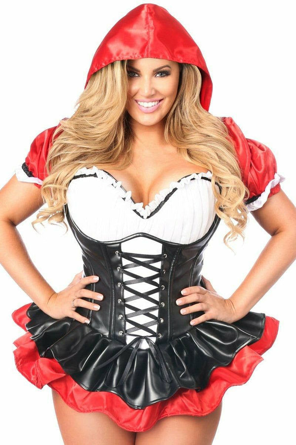 Top Drawer Premium Red Riding Hood Corset Dress Costume - Love it Curvy