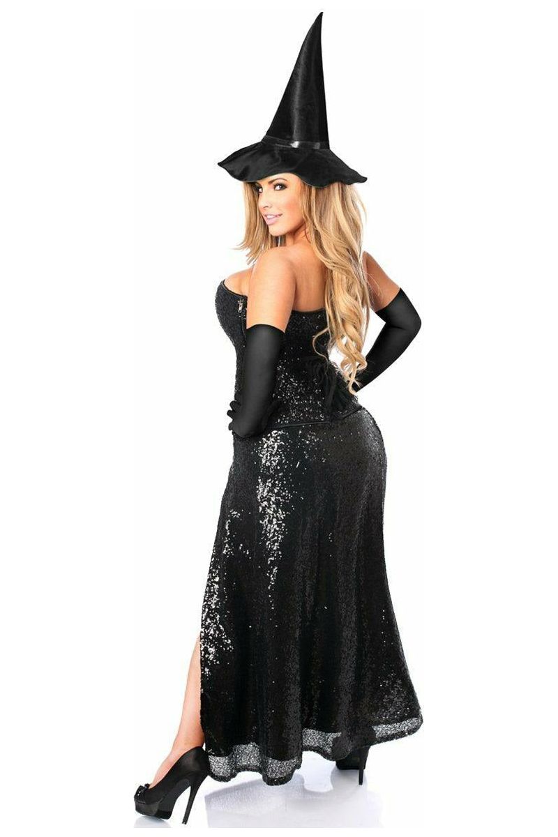 Top Drawer Premium Sequin Witch Corset Costume - Love it Curvy