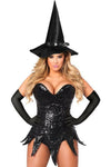 Top Drawer Sequin Witch Corset Dress Costume - Love it Curvy