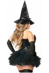 Top Drawer 4 PC Sexy Witch Corset Costume - Love it Curvy