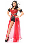 Top Drawer 6 PC Sexy Fairytale Red Queen Costume - Love it Curvy