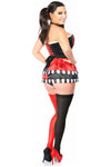 Top Drawer 3 PC Jokester Villian Corset Costume - Love it Curvy
