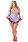Top Drawer 2 PC Sequin Kansas Girl Corset Dress Costume - Love it Curvy
