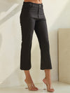 Love It Curvy Classic Solid Straight Leg Crop Jeggings