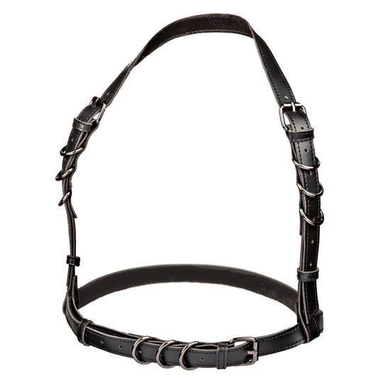 Euphoria Collection Plus Size Halter Buckle Harness - Black - Love it Curvy