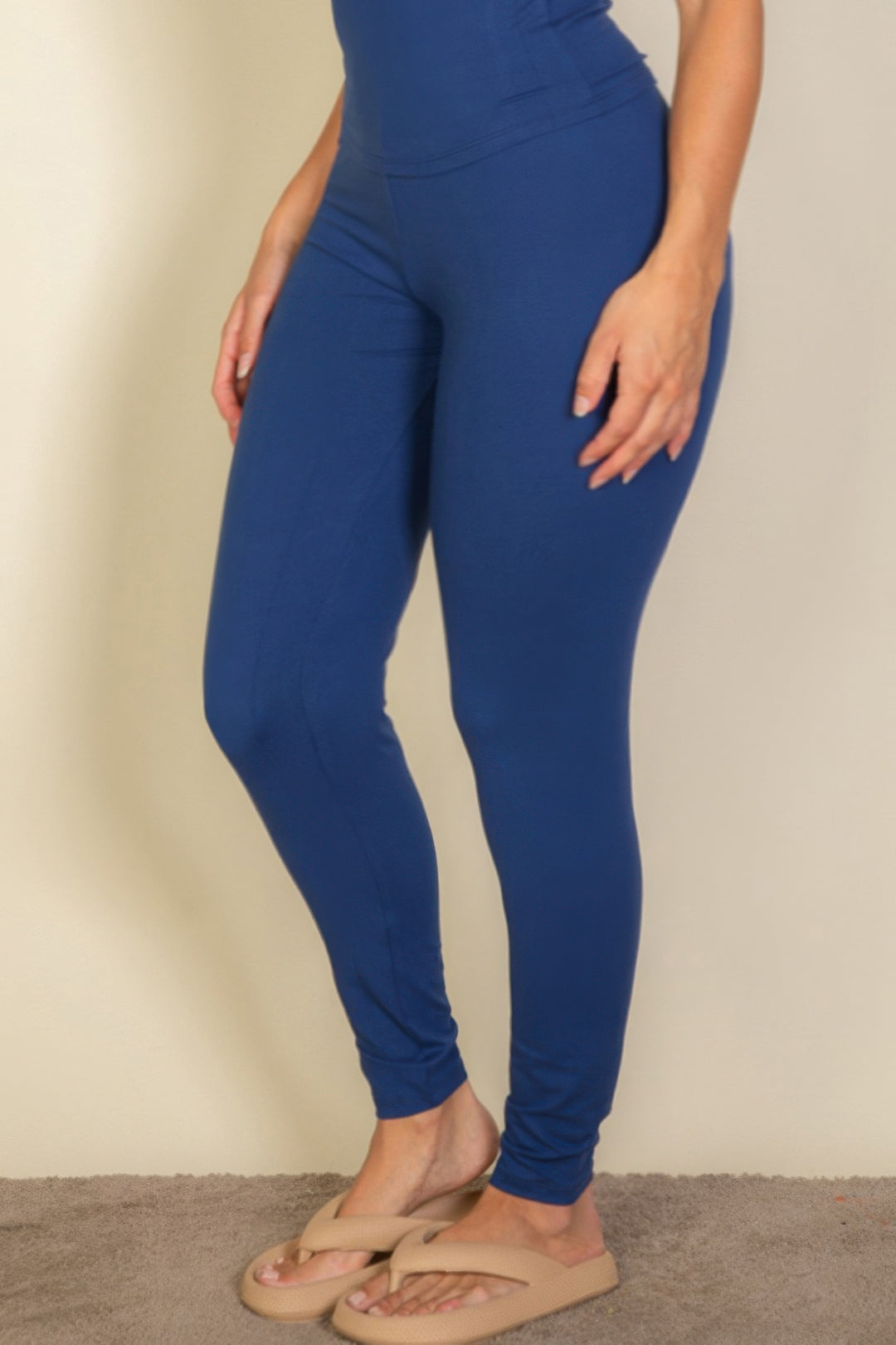 Plus Size Basic Solid Leggings - Love it Curvy