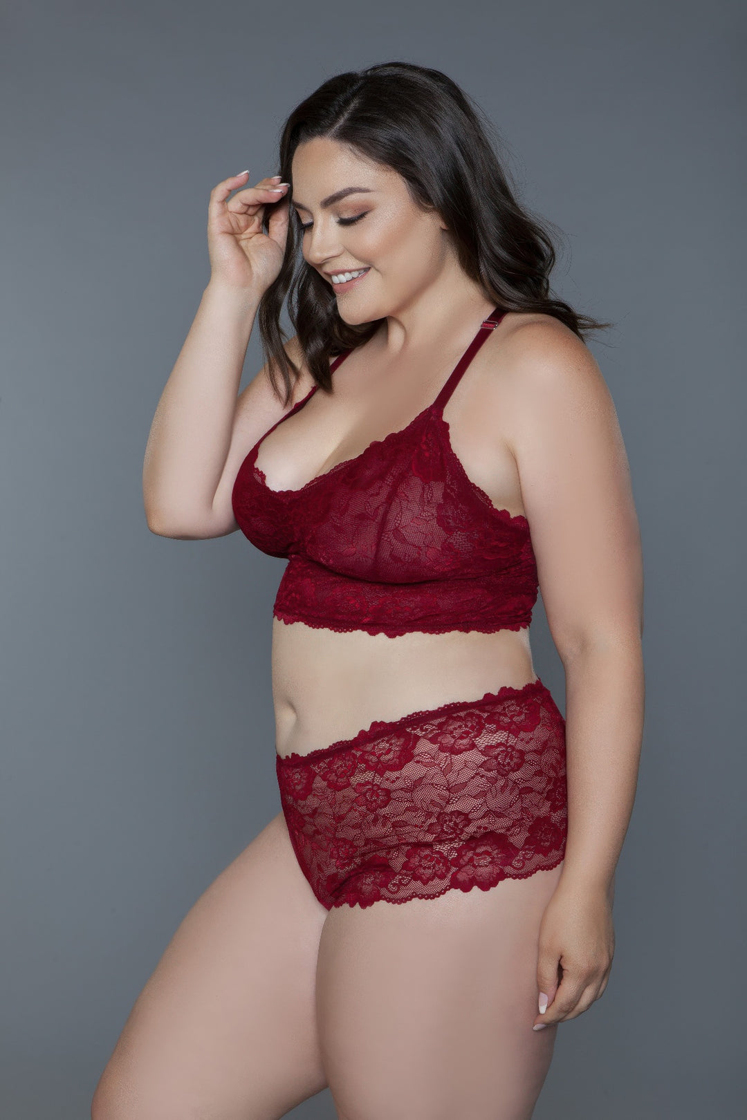 Cindy Lace Cami Set - Love it Curvy