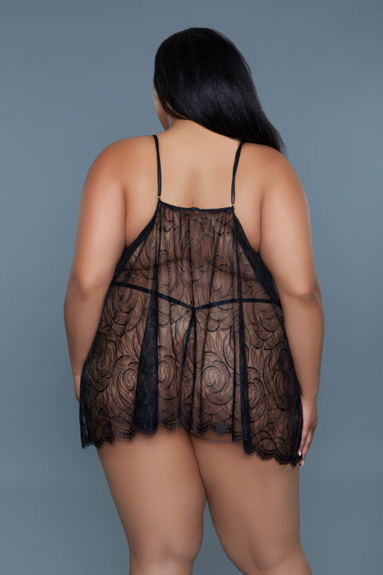 Daisy 2 Piece Babydoll - Love it Curvy