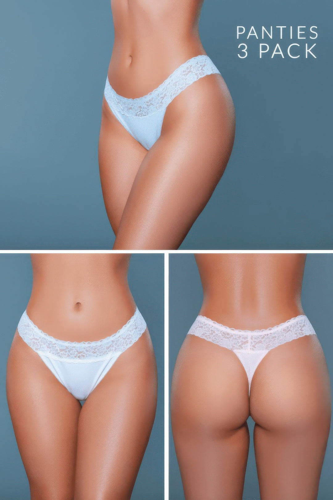 Devon Thong 3 Pack - Love it Curvy