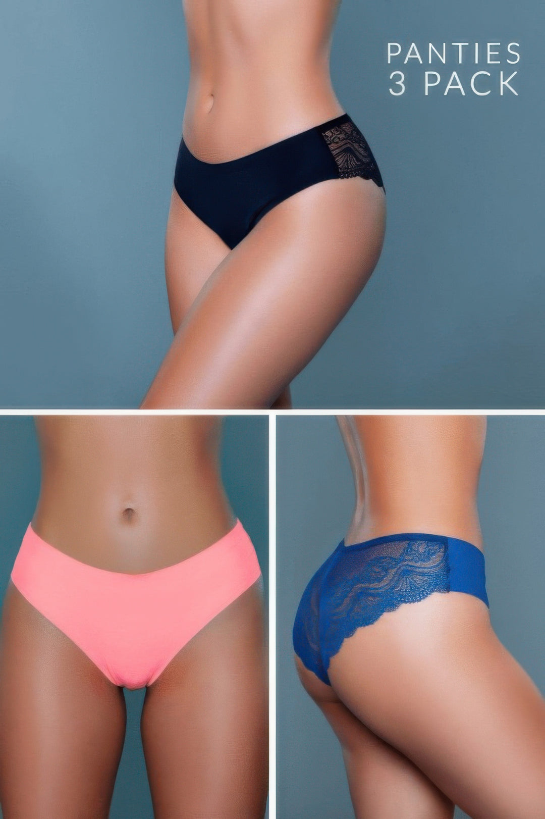 22083pk Arden Cheeky Panty Pack - Love it Curvy