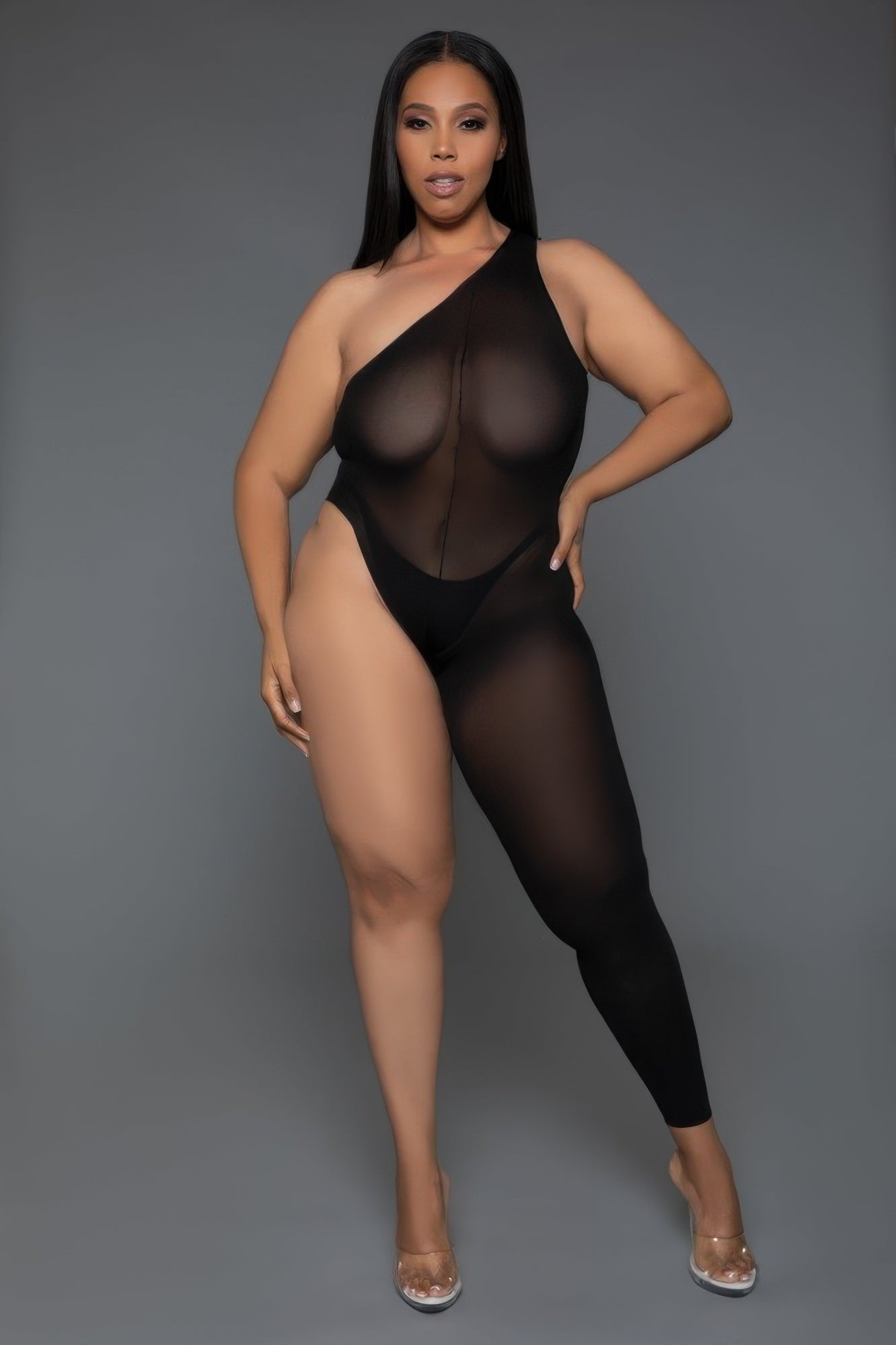 Love It Curvy Tell Me You're Mine Bodystocking (2360) Secondary image