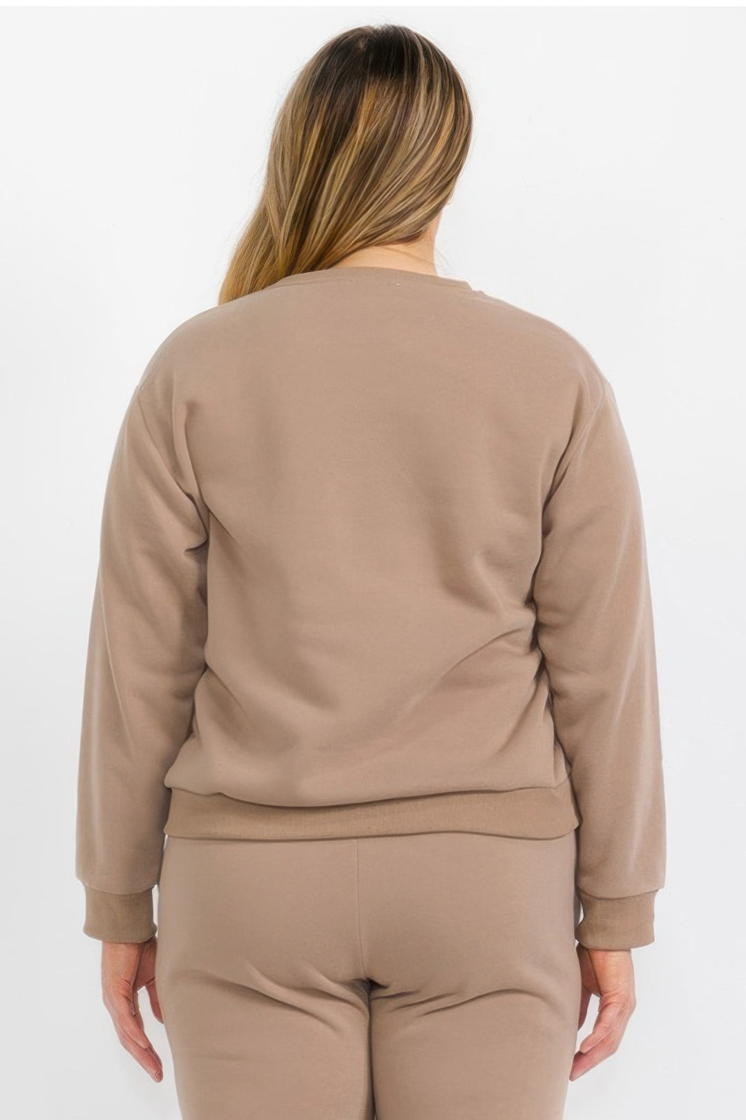 Plus Size Classic Poly Fleece Crewneck Pullover - Love it Curvy