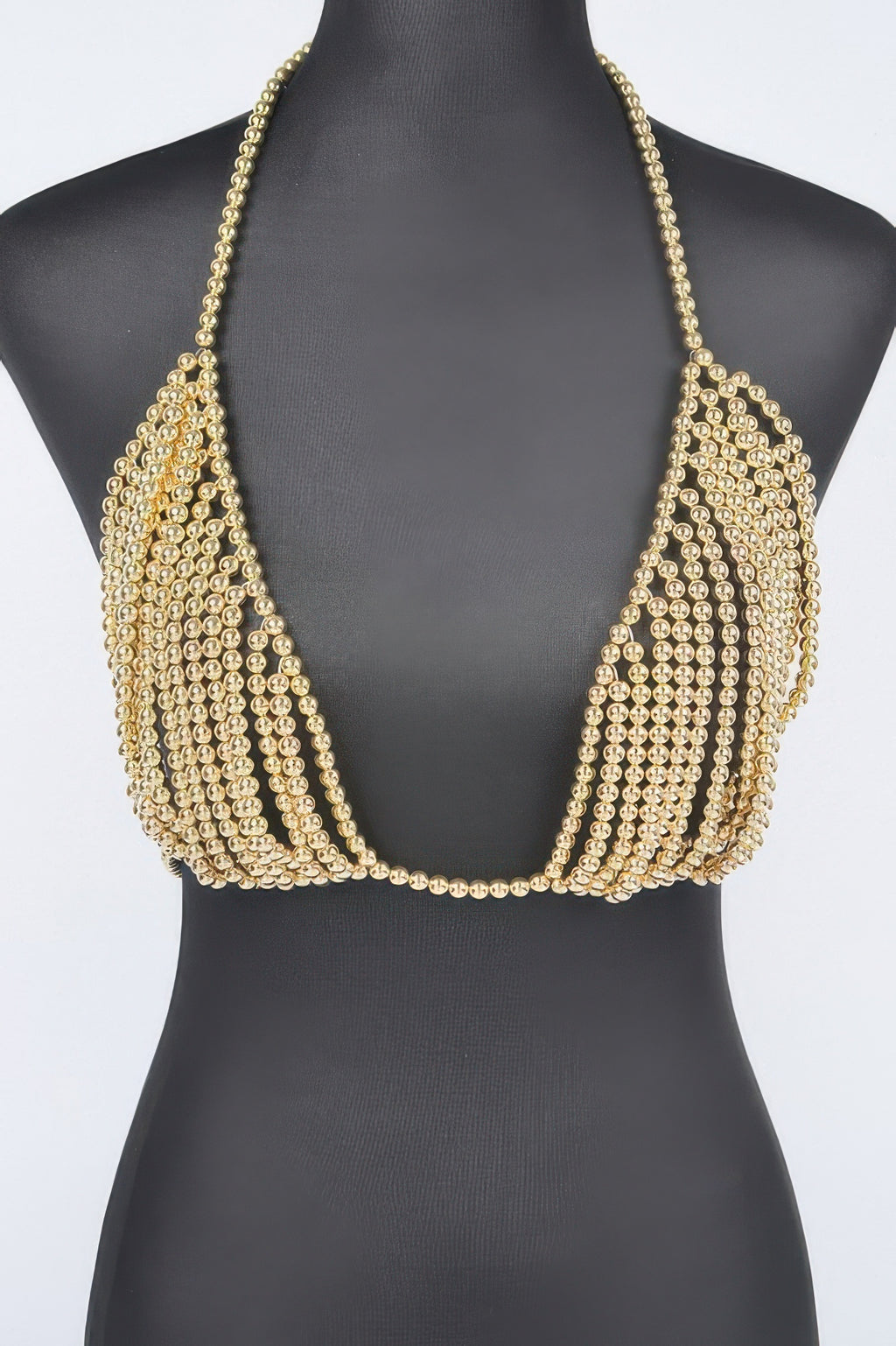 Beaded Halter Bralette