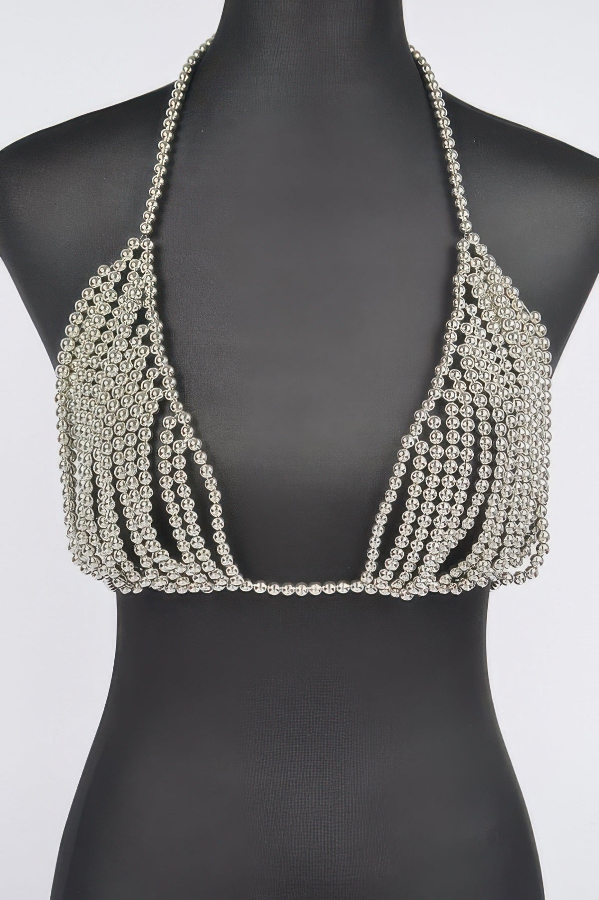 Beaded Halter Bralette