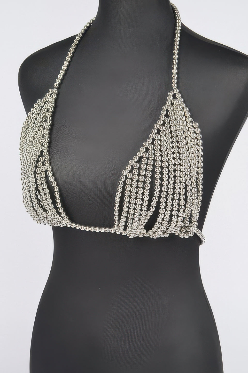 Beaded Halter Bralette
