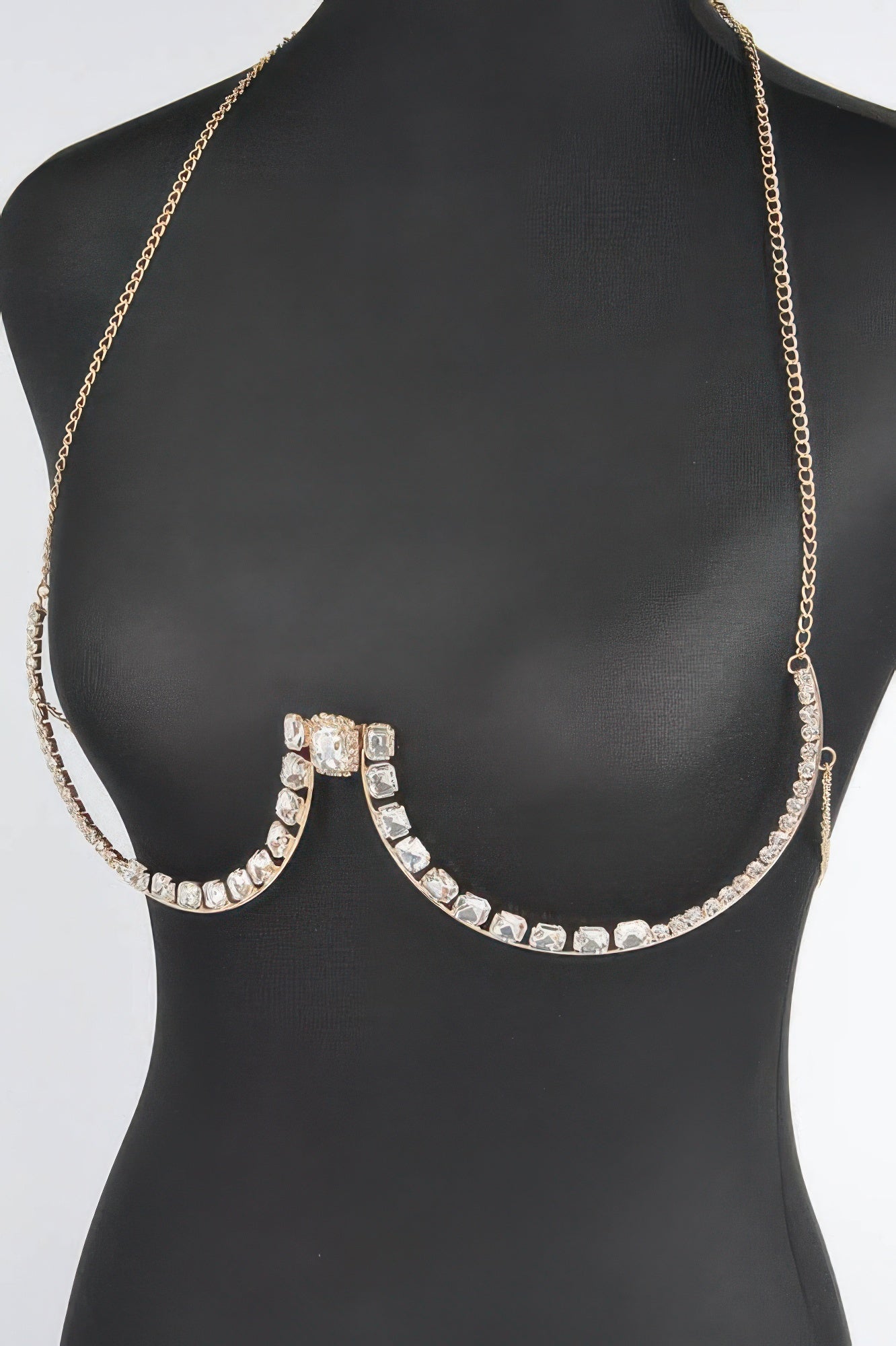 Rhinestone Bra Chain | Love It Curvy Secondary image