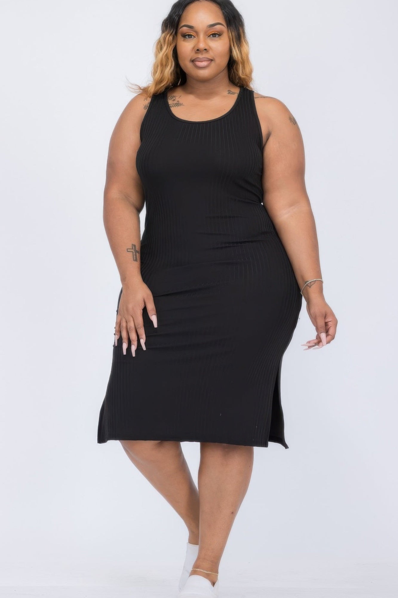 Clothing & Activewear: Ribbed Zip Hoodie & Wide-Leg Pants Set