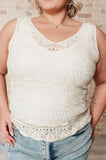 Adventure is Out There Open Knit Tank - AS7815 - 01 - Love it Curvy