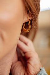 Bad Romance Gold Plated Earrings - AS6092-01 - Love it Curvy