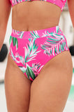 Barbados Tropical Print Swim Bottoms - AS7744-01 - Love it Curvy