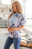 Best Of Both Worlds Button Down Top - AS6069-01 - Love it Curvy