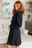 Black Elegance Skort Dress - AS7794-01 - Love it Curvy