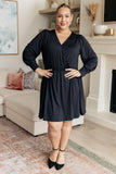 Black Elegance Skort Dress - AS7794-01 - Love it Curvy