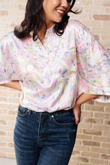 Blissful Botanicals Blouse - AS7823 - 01 - Love it Curvy