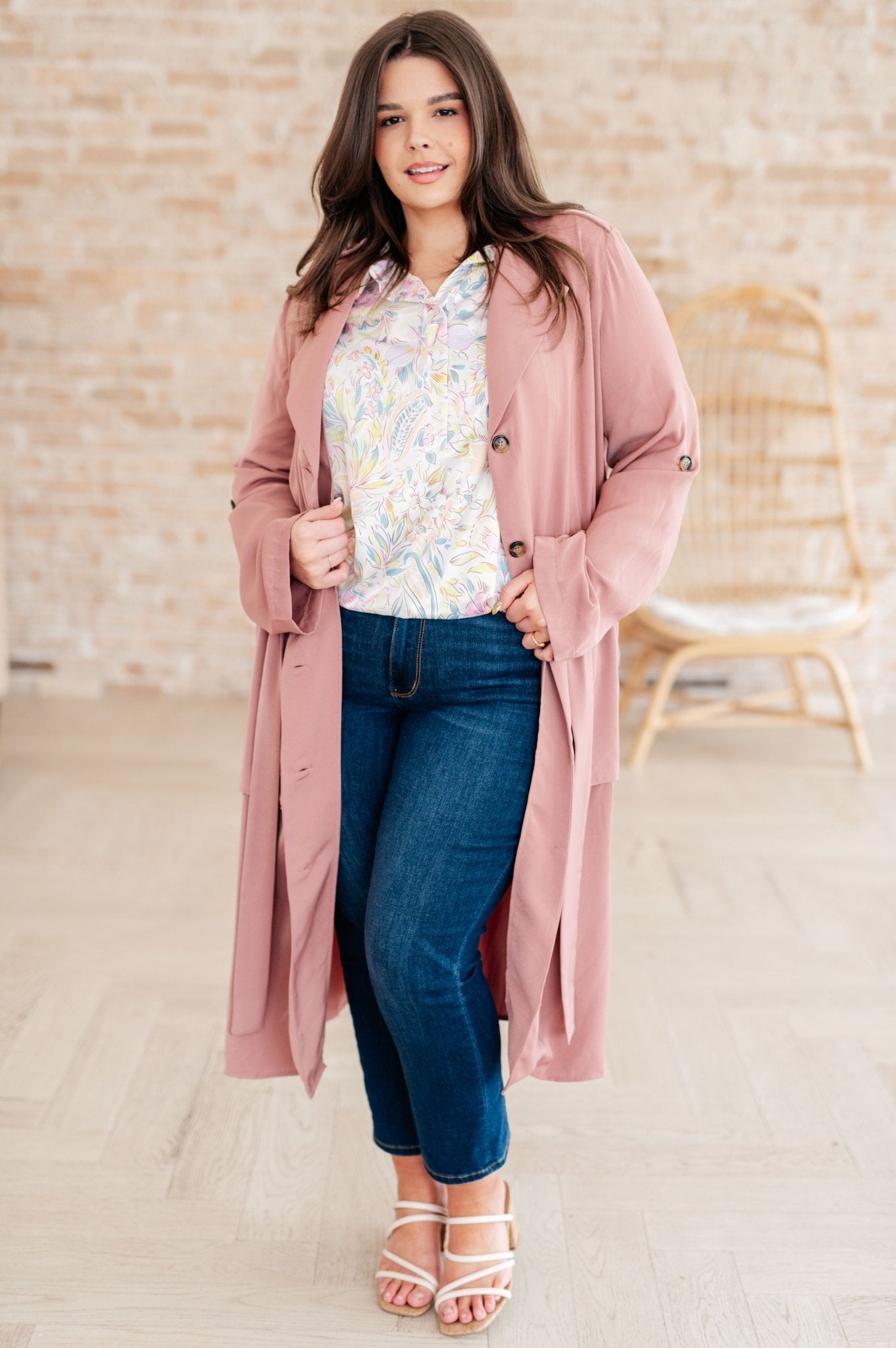 Blissful Botanicals Blouse - AS7823-01 - Love it Curvy