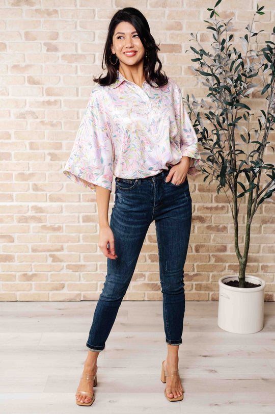 Blissful Botanicals Blouse - AS7823 - 01 - Love it Curvy