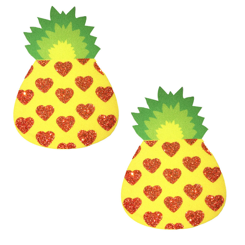 Pina Colada Glitter Nipztix Pasties - Love it Curvy