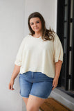 Brianna Boxy Crop Top - AS5707-01 - Love it Curvy