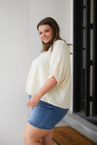 Brianna Boxy Crop Top - AS5707-01 - Love it Curvy